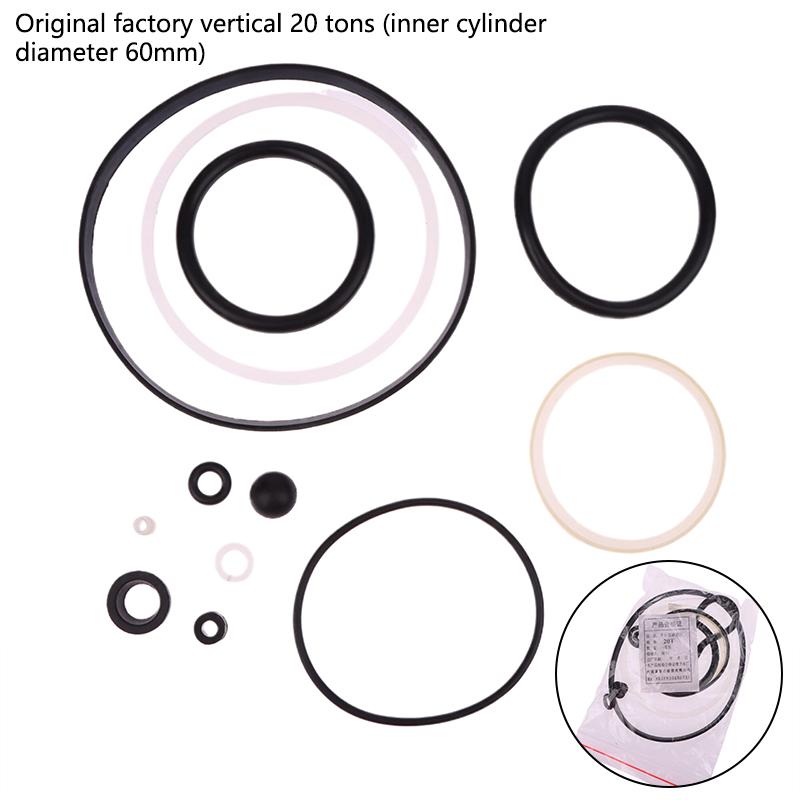 1 Set 2T -50T Horizontal Repair Kit 2-50 Tons Horizontal Jack Accessories Hydraulic Plunger Piston Oil Seal