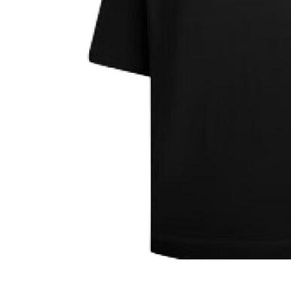 Emporio Armani SS23 Логотип Прямой крой Круглый вырез Пуловер Короткий рукав Футболка Мужские Топы Черный 6L1TA0-1JWZZ-0999