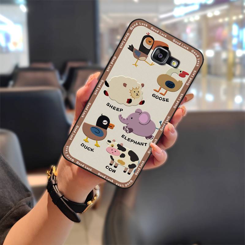 Силиконовый чехол-накладка для телефона Samsung Galaxy A710/A7 2016/SM-A710F, противоударный, грязеотталкивающий, водонепроницаемый, милый