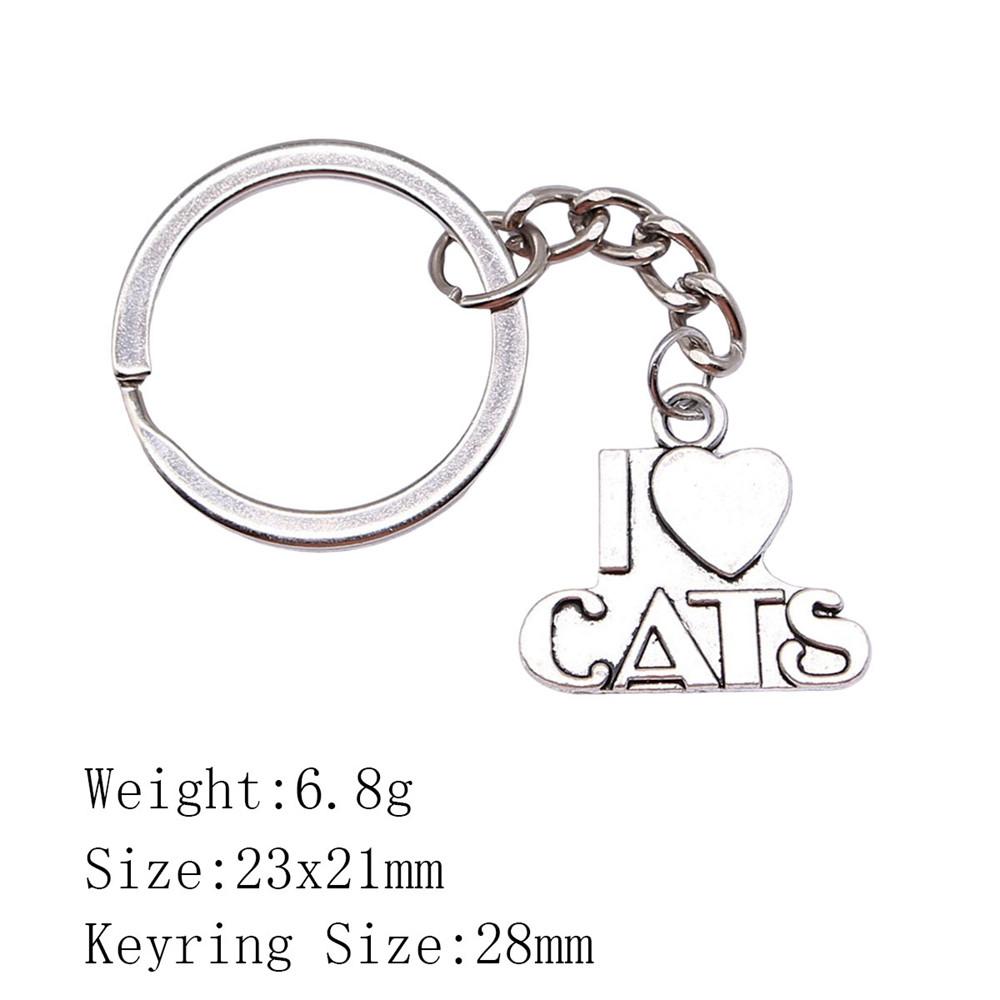 Подарки на день рождения Автомобильный брелок I Love Tags Брелок для ключей Аудитория Брелок Аксессуары