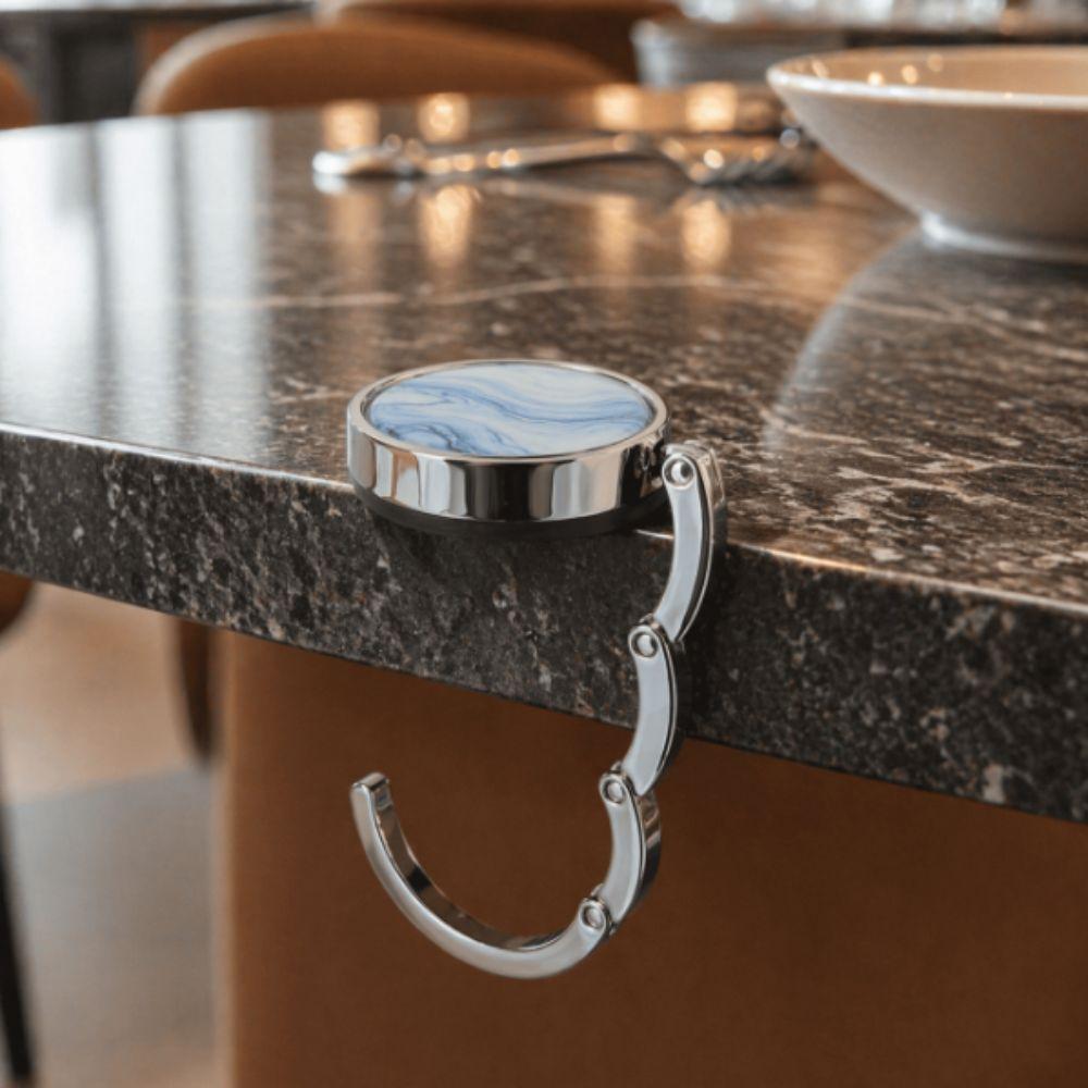 Portable Purse Hook Folding Bag Hanger Foldable Design Table Handbag Holder Outdoor Activities