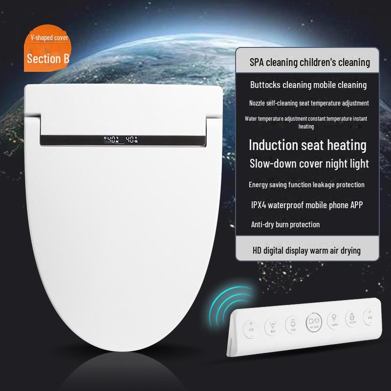 Универсальный умный чехол для сиденья унитаза с подогревом — многофункциональный для использования дома и в гостиницах.