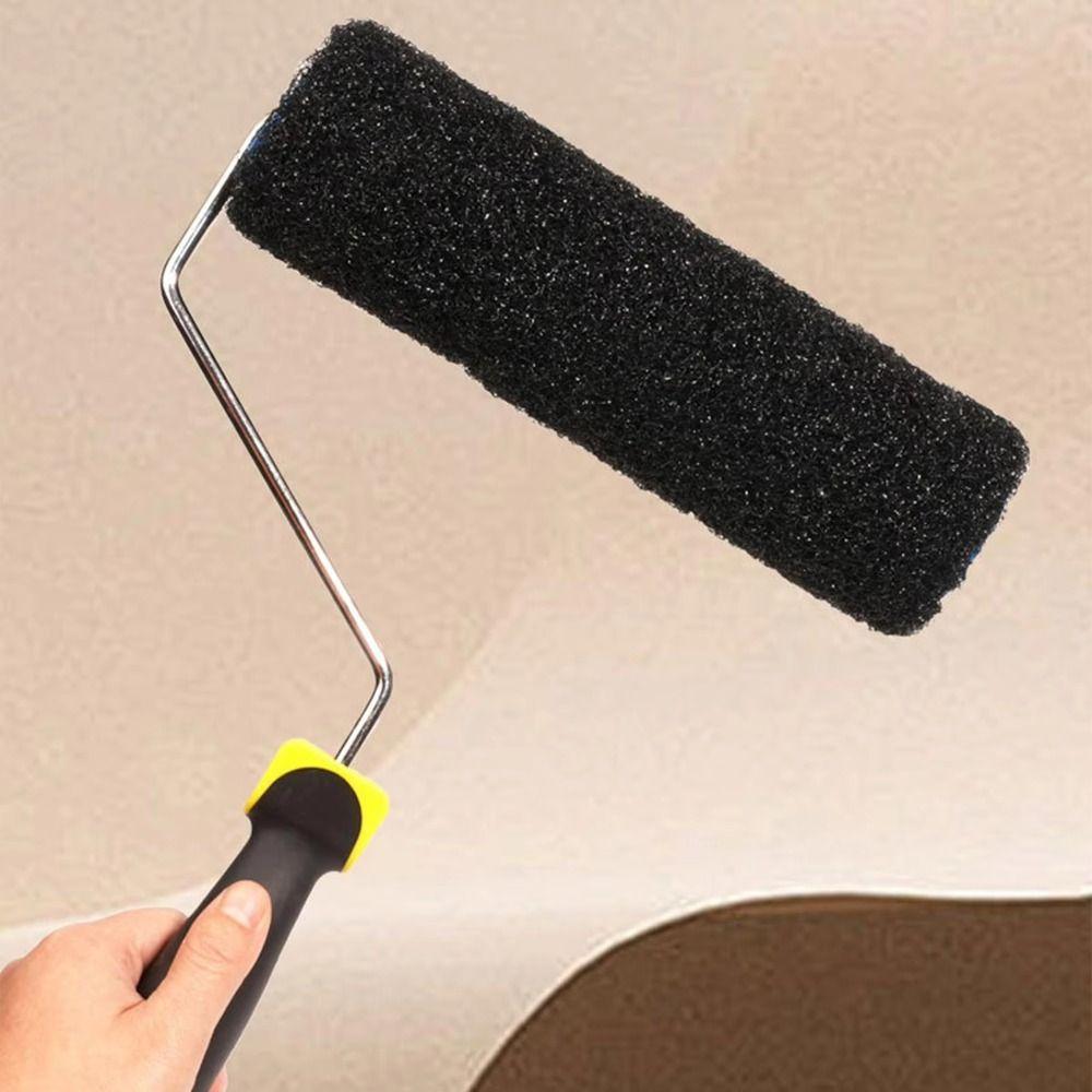 Smooth Plastering Painting Roller Set Comfortable Handle Compound Roller Texture Roller Homeowners