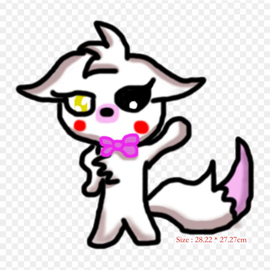 Mangle Five Nights At Freddy's Drawings Five Nights At Freddy's 2 Ul термонаклейки для одежды, футболка, сумка, теплопередающие наклейки, железные нашивки