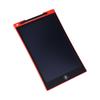 LCD Writing Tablet 10in Full Screen Replaceable Button Battery Red Portable Handwriting Pad for Kids