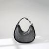 Crescent-shaped Crossbody Bag, Women's Bag, Versatile, High-end, Niche Design, Underarm Bag, Satin High-end Fashion Bag