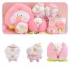 Cute And Cuddly Toby Peach Plushie Keychain Bag Accessory