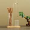 2-in-1 Incense Candle Stand Anti Fly Ash Incense Burner Detachable Glass Ash Plate Incense Candle Storage,Meditation Incense Furniture Home Ornament
