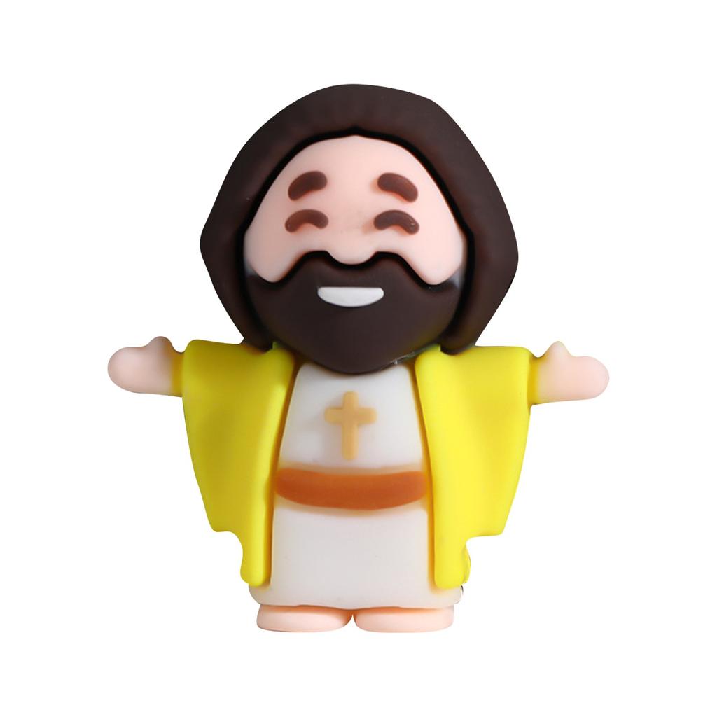Little Figurine Miniature Figurine To Hide And Seek Classic Religious Gifts Christ Savior For Sunday Easter Egg Stuffers Baptism Gift