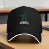 Флаг Королевства Марокко Повседневная Бейсболка  Для Пеших Прогулок Рыбалки Хип-Хоп Кепки Летние  Для Пары Женские Облегающие Ретро Бейсболки