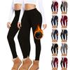 2pcs Womens Thermal Fleece Lined High Waist Sport Leggings Workout Winter Warm cSoft Yoga Pants