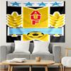 national Football Crest Printed Printed Tapestry, for Bedroom,Livingroom, dormitory, Large Wall Decor, Fabric Decor Fan Birthday Gifts