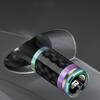CAT1 4Pcs Car Wheel Tire Valve Caps Carbon Fiber Air Stem Covers For Volkswagen VW GTI RLine R Polo T5 Golf Passat B6 Scirocco Motion