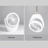 LED Fan Lamp USB Rechargeable Table Lamp With Hooks Ceiling Fan For Study Bedroom Living Room Office Multi Scenario Usage Fan
