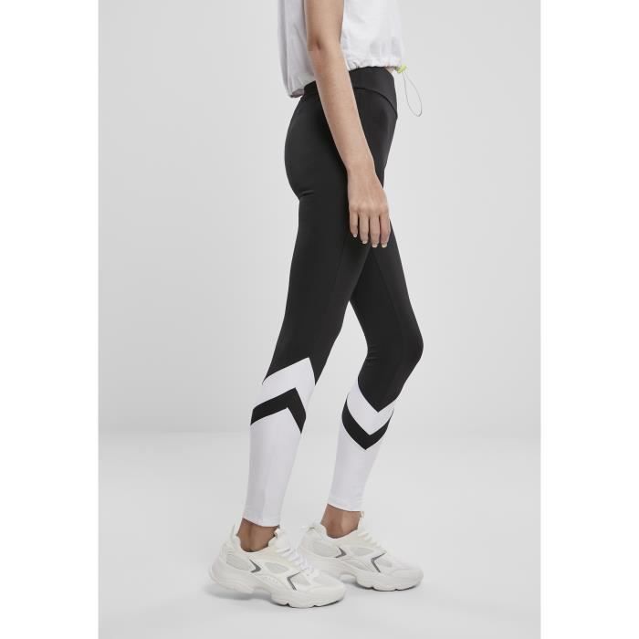 Legging Femme - Urban Classics - Arrow - Taille Haute - Noir - Respirant