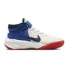 Nike Детские кроссовки Team Hustle D10 FlyEase GS White Game Royal Summit-White Bright-Crimson Midnight-Navy DD7303-103
