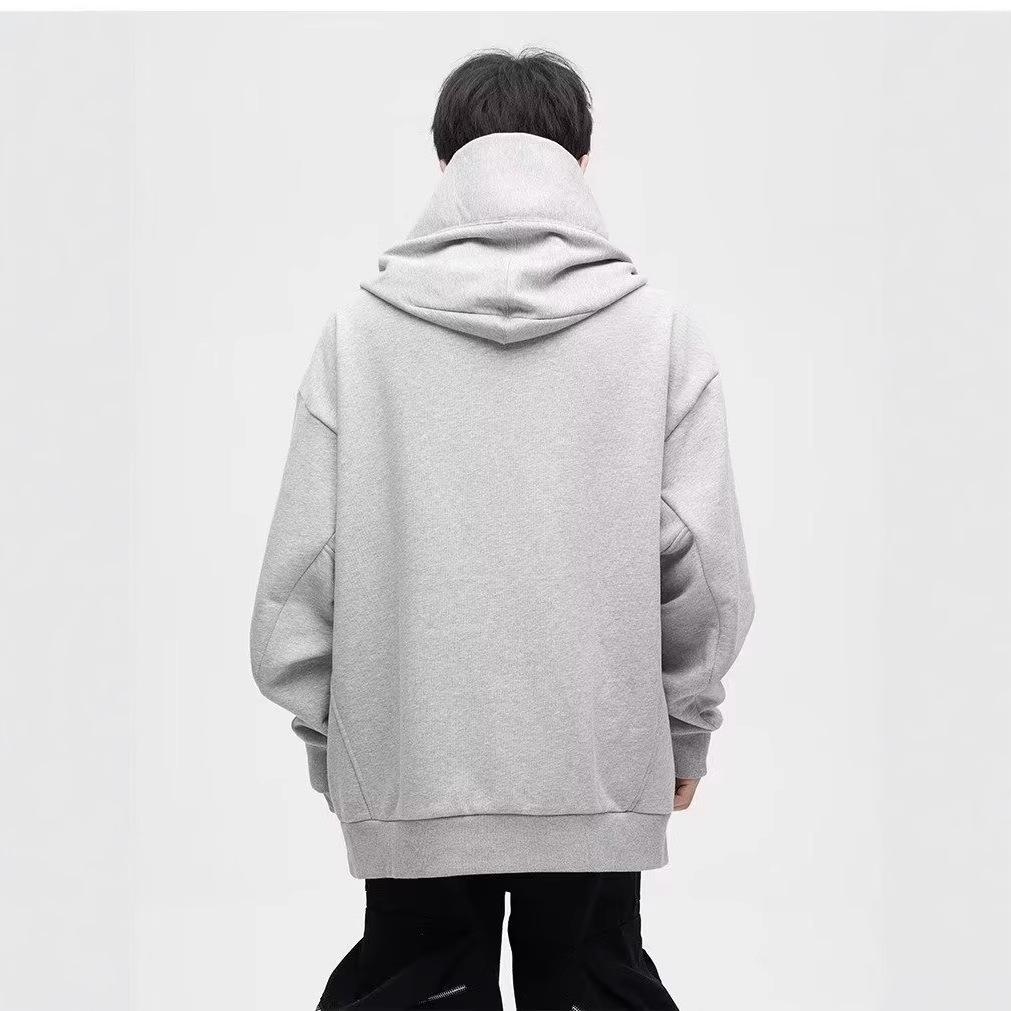 Мужская свободная толстовка с капюшоном в стиле Wasteland, американский бренд, вышитый дизайн «Социальная фобия», модная одежда для пар.