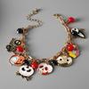Spider Fashion Jewelry Bracelet Zinc Zinc Alloy Pumpkin Hand Chain No Plating Fashion Jewelry  Lovers