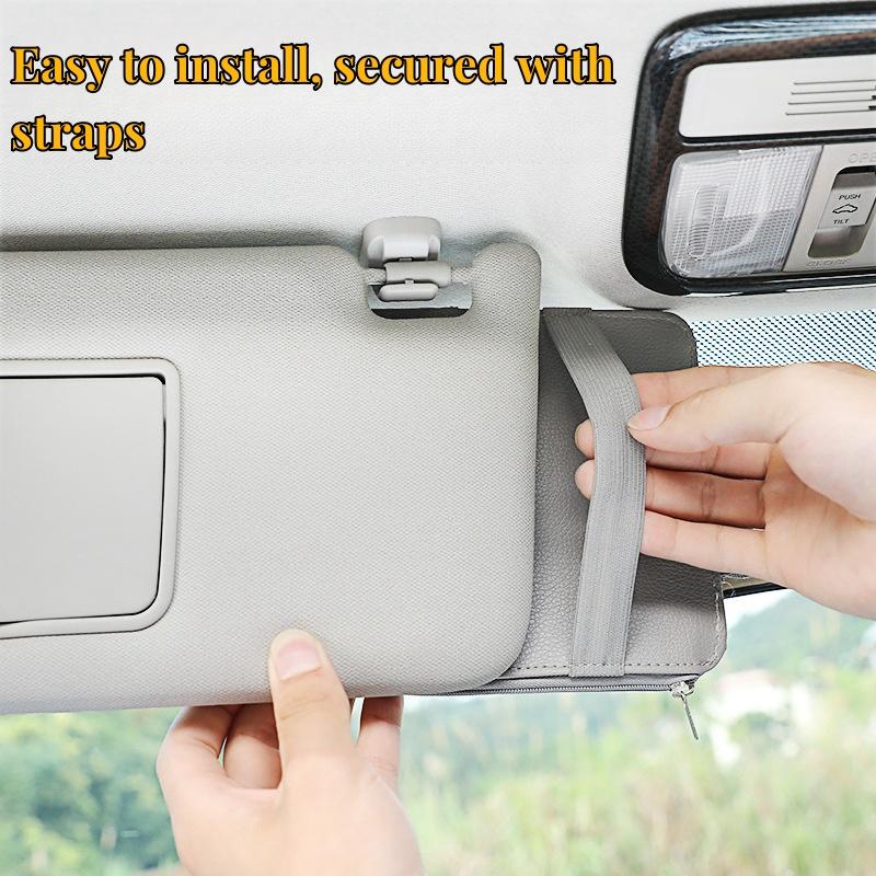 Автомобильный козырек-органайзер Автомобильный козырек-держатель солнцезащитных очков Солнцезащитные козырьки Аксессуары для грузовиков Аксессуары для салона автомобиля Органайзер для грузовиков