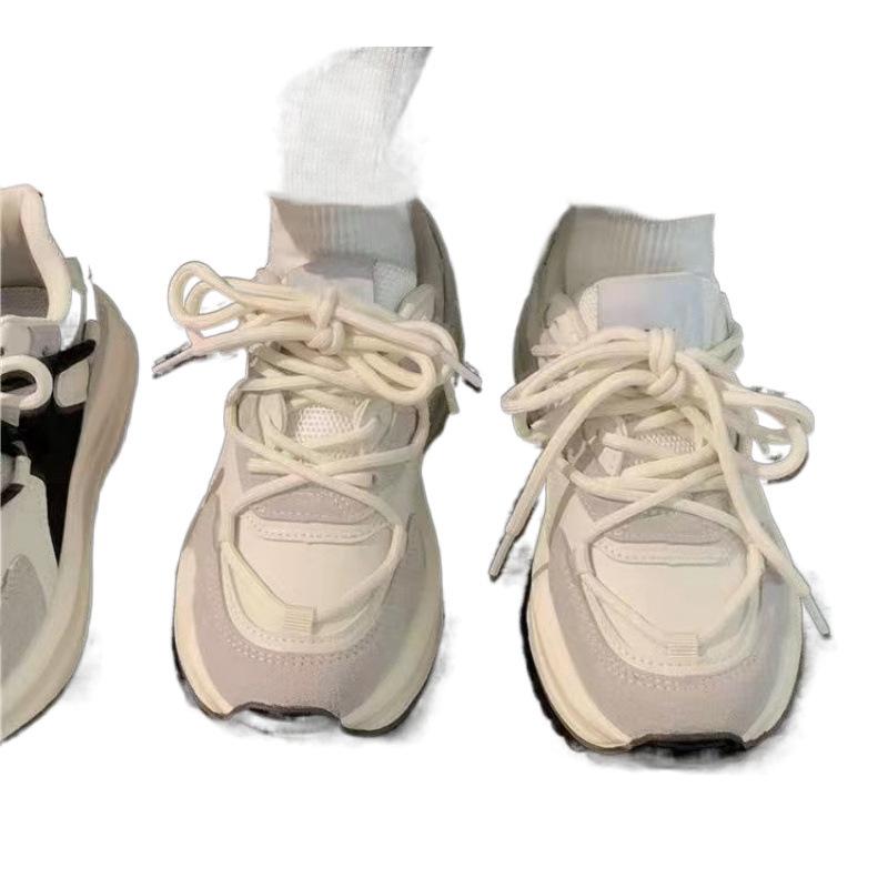 Туфли Forrest Gump на платформе для папы, женская универсальная обувь для весны и лета 2025 года, новая нишевая легкая повседневная спортивная обувь для студентов