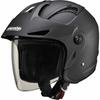 MARUSHIN Motorcycle Helmet with Jet Visor M-385 Matte Black Free Size (57-60cm) 3853