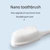 Нано-зубная щетка с мягкой щетиной, силиконовой нескользящей ручкой и индивидуальной упаковкой для защиты десен.