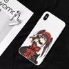 Чехол для телефона Date A Live Токисаки Куруми png для iPhone 14, 11, 12, 13 Mini Pro Xs Max 8, 7, 6, 6S Plus X XR, однотонный чехол ярких цветов