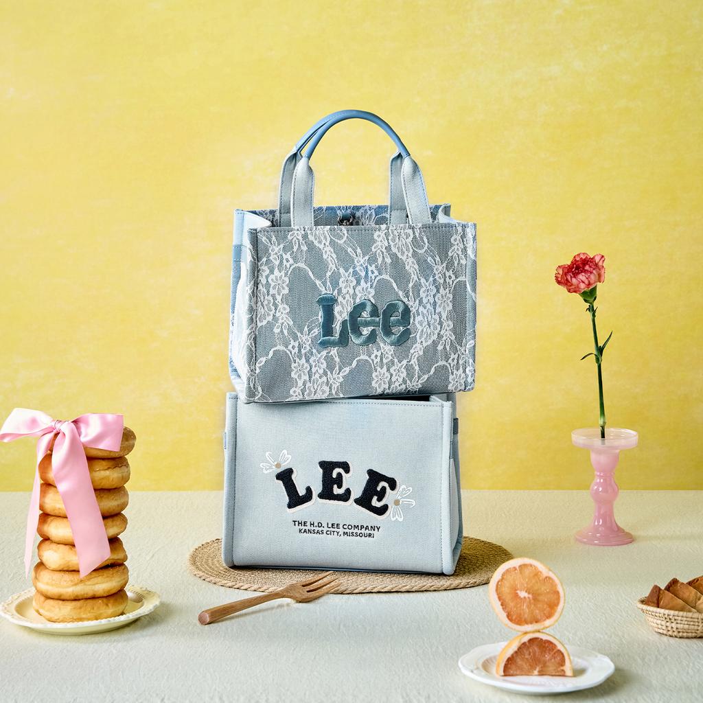 New Lee Fabric Handbag, Crossbody Bag, Shoulder Bag Women's Light Blue LE250024M-502