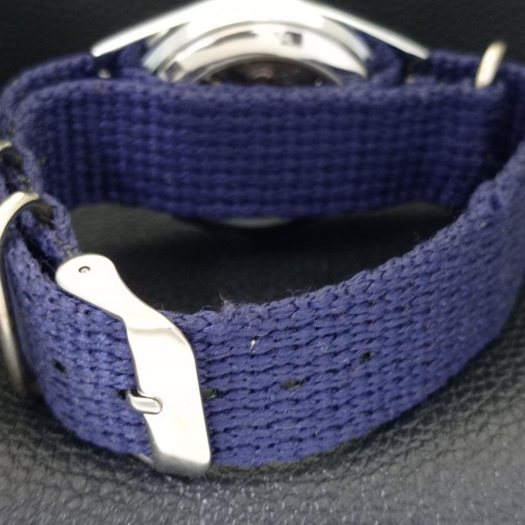 Seiko 5 АВТОМАТИЧЕСКИХ 6309A ВИНТАЖНЫХ ВОССТАНОВЛЕННЫХ ЯПОНСКИХ МУЖСКИХ ЧАСОВ С СИННИМ ЦИФЕРБЛАТОМ a441668-1