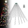 Christmas Tree Lights with Ring 8 Flashing Modes for Outdoor Decoration Yard
