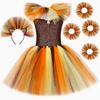 Halloween Costumes Girls Kids Fancy Tutu Dress Children Cosplay Outfit Birthday Carnival Party