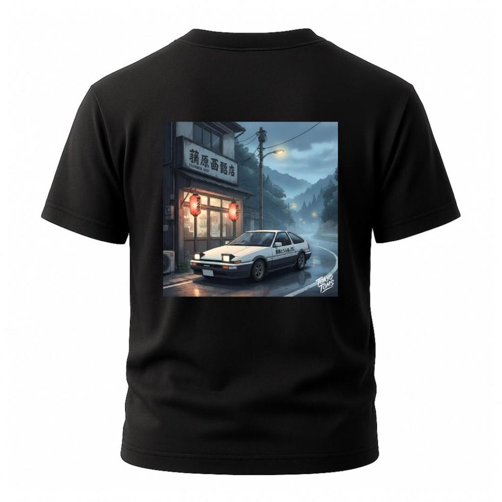 Футболка Initial D AE86 - Дымовая завеса Фудзивары JDM Автомобильная футболка, Винтажный подарок с Мангой Аниме Дрифт, Хлопковая футболка с предварительной усадкой, Уличная одежда, Футболка для дрифта