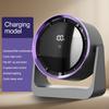 Mini Electric Desktop Fan LED Digital Display 5 Speed Adjustable Quiet Home
