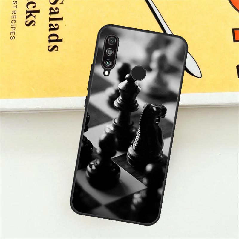Chess Board Dark Horse Case For Huawei Nova Y61 Y91 Y60 Y70 Y90 Nova 9 10 SE 11i 8i 3i P20 P30 Pro P40 Lite Cover