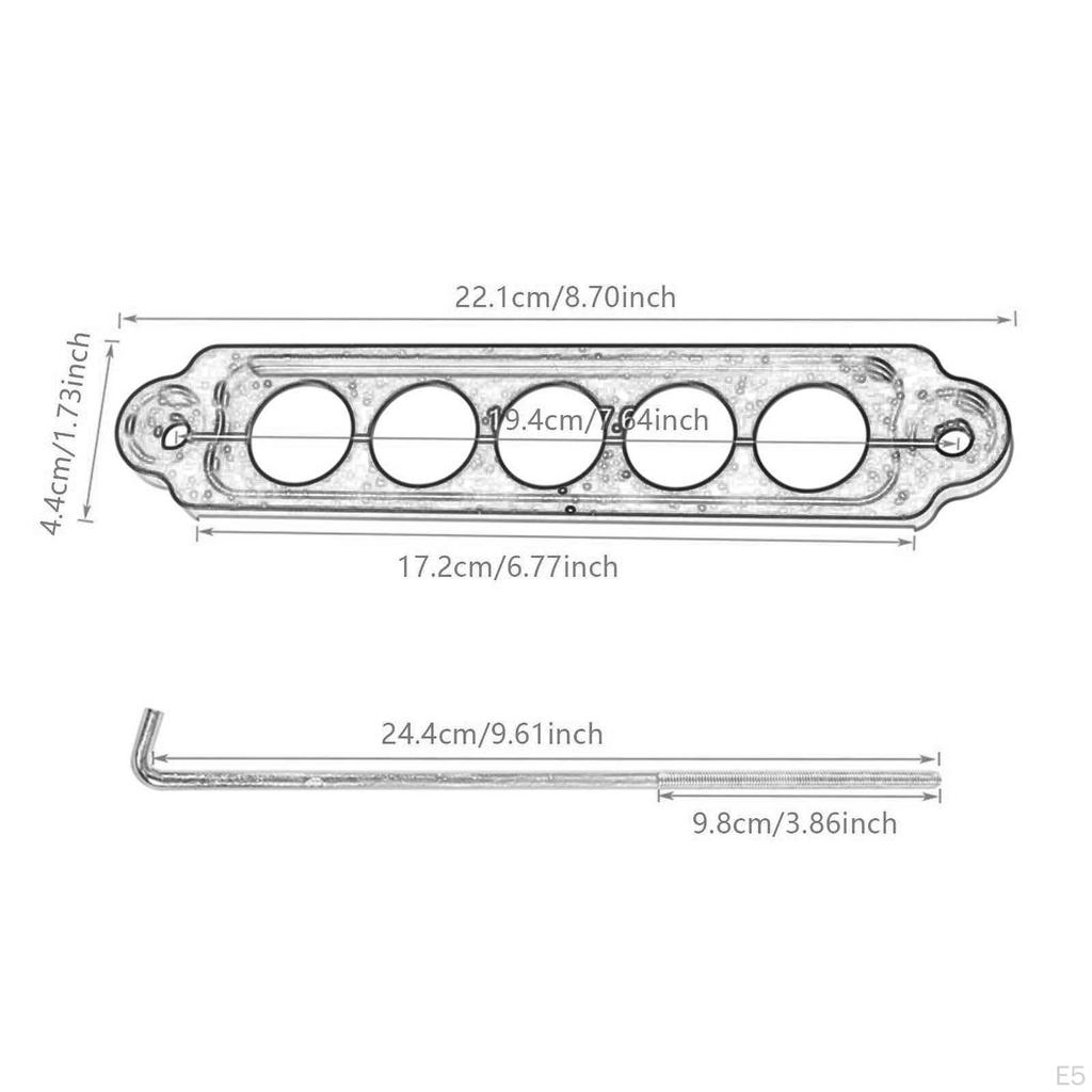 5 отверстий кронштейн для крепления автомобильного аккумулятора из алюминиевого сплава легкий многоцелевой стяжной ремень для
