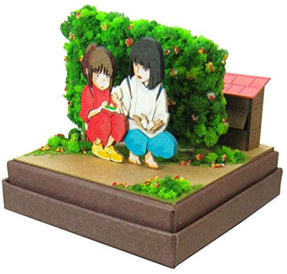 Sankei Studio Ghibli мини Унесенные призраками Онигири Бумажная модель Хаку Без масштаба MP07-58