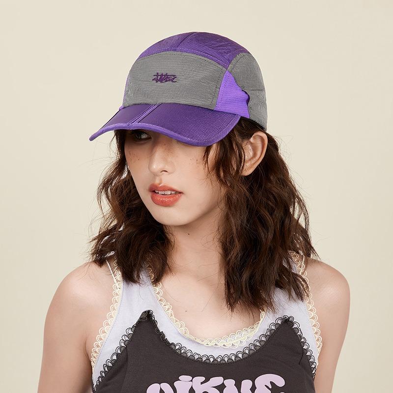 Baseball Cap Foldable Brim Outdoor Quick-drying Visor Mesh Sun Hat Sports Cap Parent-child Peaked Cap Tide