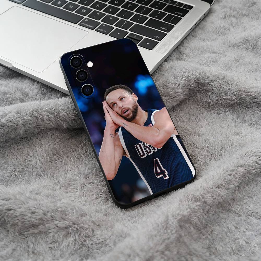 C-30- Curry Phone Case For Samsung Galaxy A73,A71 A72,A70,A53,A52,A51,Soft Silicone Black Cover