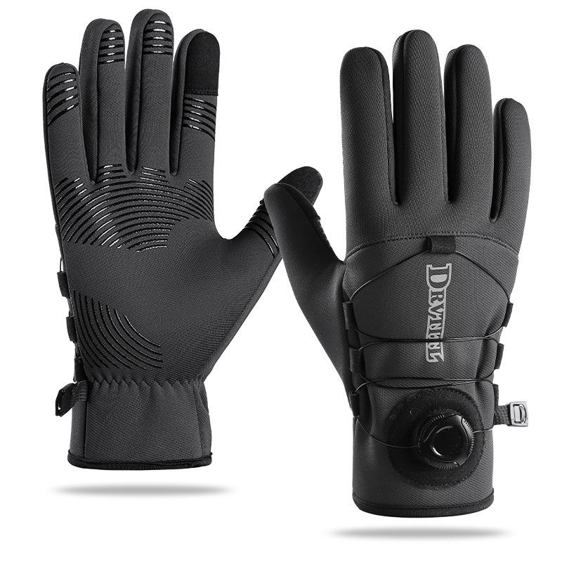 Winter Cycling Gloves Warm Waterproof Windproof Unisex with Touchscreen for Outdoor Riding Skiing Running Bycicle Accessories