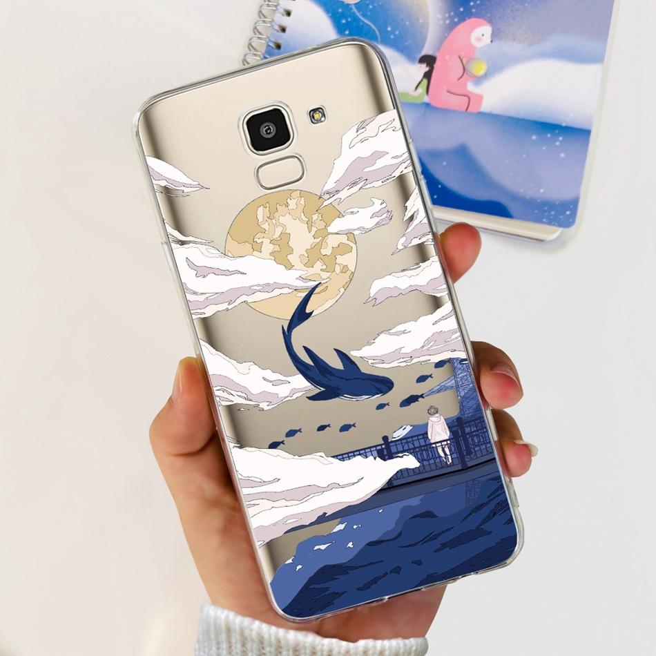 Чехол для телефона Samsung Galaxy J6 J6+ 2018 Samsung J 6 J6 Plus SM-J600F J610G Модный Крутой Узор Мягкий Силиконовый ТПУ Чехлы