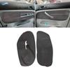 LHD 4Doors Car 2pcs Suede Leather Red Line Armrest Cover For VW Golf 4 MK4 Jetta 1998 1999 - 2005 Front Door Armrest Panel Cover