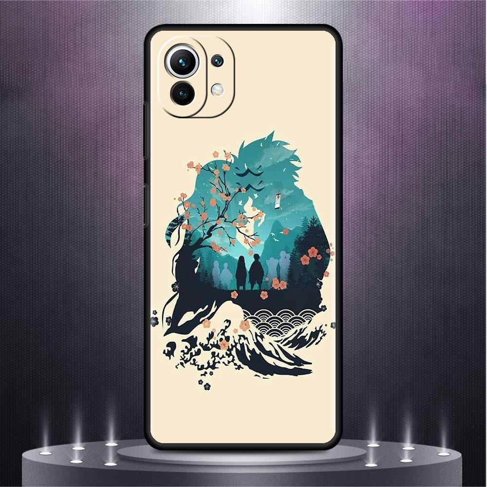 Чехол для Xiaomi Mi Poco X3 X4 NFC M3 Mi 11 11T 10 T 9T 12 9 10T Lite силиконовый чехол для телефона Demon Slayer Anime