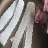 4Meters/lot 2cm Wide High Quality Double-sided Wavy Cotton Fabric Edge Embroidery Lace DIY Handmade Accessories Clothing Lock Edge Materials