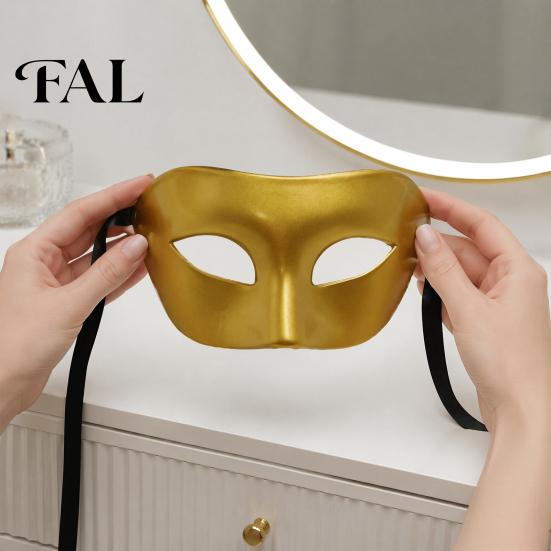 Reusable Thickened Costume Masque Masquerade for Men Women, Venetian Party Half Face Breathable Cushion Mardi Gras, Ball Proms, Halloween Vintage