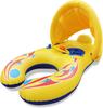 Swim Ring with Foot Baby and Removable Perfect for Summer the the and Other Outdoor Unisex Swimming Ring for Boys and with Sunshade and Suitable for