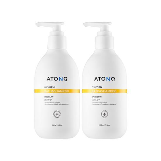 Ato&O2 Oxygen Bath & Shampoo 300gx2, корейская косметика