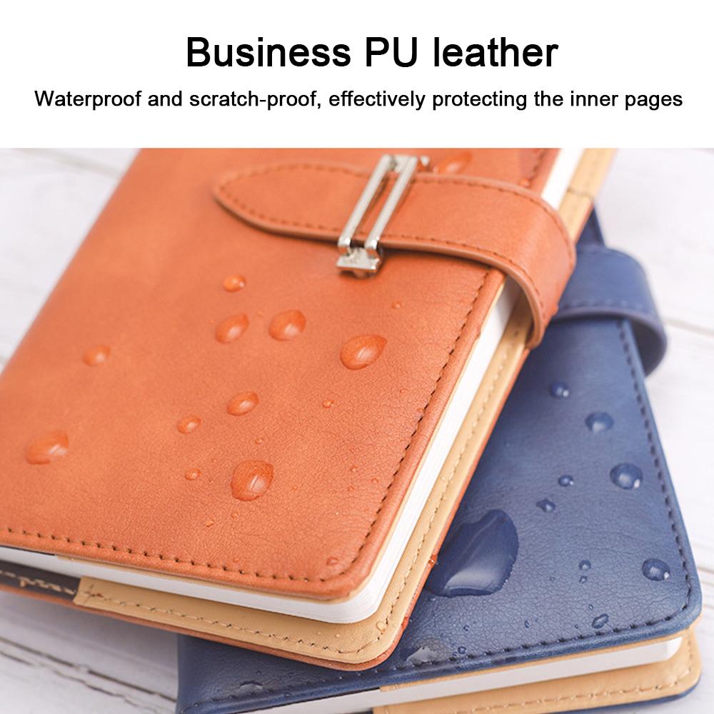 (можно выгравировать логотип) Карманный деловой блокнот формата А6, небольшой кожаный блокнот с пряжкой, студенческий дневник путешествий, справочник, книга записей встреч.