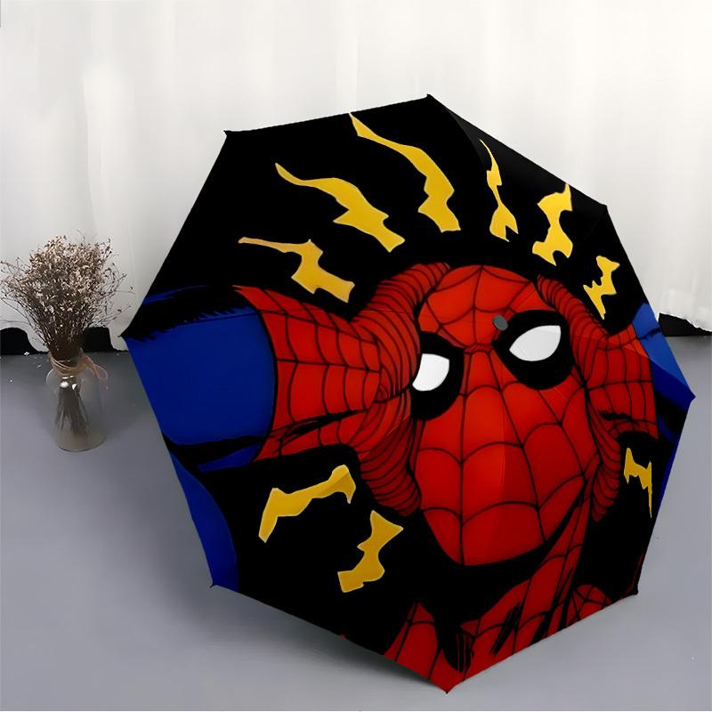 1pc Spider-Man Automatic Open/close Folding Umbrella, Compact Portable Travel Umbrella, Perfect Gift for FriendsCute Umbrella yy250812049
