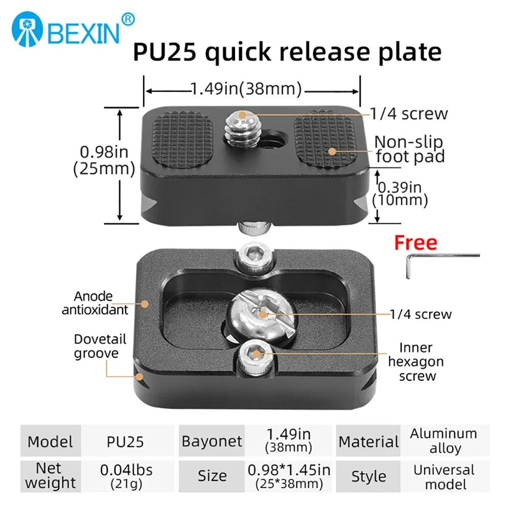 Dslr Quick Release Plate Camera Plate Tripod Head Plate Adapter With 1/4 Screw For Yunteng Velbon 690 590 600 Camera Tripod
