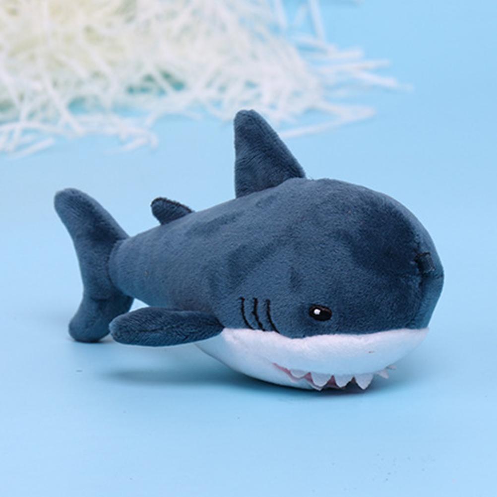 15 см милый мини акула плюшевый брелок подвеска игрушки мягкий мультфильм акула плюшевая кукла рюкзак брелок